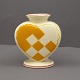 Aluminia; 
Yellow 
christmas heart 
in faience