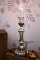 K&Co. presents: 
Antique 
French 19th 
century 
candlestick in 
fluted Mercury 
silver glass 
with fine 
patina. ...