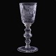 Aabenraa 
Antikvitetshandel 
presents: 
German 
glass goblet. 
H: 24cm