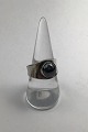 Georg Jensen 
Sterling Silver 
Ring No. 124 
Hematite