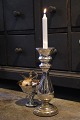 LARGE French 19th century candlestick in Mercury glass ...