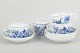 Meissen Blue Onionfour coffee cups with saucers.