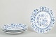 L'Art presents: Meissen Blue Onion4 dinner plates, early 20th century.