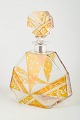 L'Art presents: Swedish Art Deco decanter in crystal glass with silver mounting, 1920/30s.