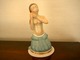 Royal Copenhagen Girl Figurine in Overglaze