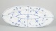 L'Art presents: Royal CopenhagenBlue Fluted Plain, model 1/105Large fish platter, early 1900s.