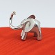 Ole Lynggaard; 
Big elefant 
clasp in 14k 
white gold, set 
...
