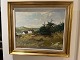 MR Retro Design 
presents: 
The 
painting is a 
landscape 
painting done 
in oil, 
depicting a 
coastal 
landscape, ...