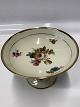 KPM Rosenborg candy bowl on high foot,Ø. 15 x 11 cm.