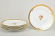 L'Art presents: Royal CopenhagenGolden Basket, Set of 6 Dinner Plates.