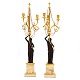 Aabenraa 
Antikvitetshandel 
presents: 
Pair of 
French firegilt 
bronze 
candelabra with 
marble base. 
France circa 
...