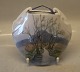 Klosterkælderen presents: B&G 115-58 Art Nouveau Wall pocket - hanging vase 18 x 18 cm Trees by by a small ...
