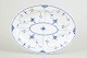 L'Art presents: Royal CopenhagenBlue Fluted Half Lace Oval Dish, circa 1920s.