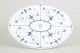 Royal CopenhagenBlue Fluted Plain Fish Strainer Platter, circa 1890.