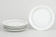 L'Art presents: Friedl Holzer-Kjellberg for ArabiaSet of six dessert or salad plates, 1970s.