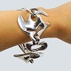 Antik Damgaard-Lauritsen presents: Henning Koppel for Georg Jensen; Amoeba bracelet of sterling silver