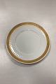 Danam Antik presents: Royal Copenhagen Gold Fan Buffet Plate No. 11505