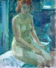 Pegasus – Kunst - Antik - Design presents: Leepin, Robert (1885 - 1967) Denmark: Nude study of a woman.