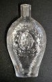 Pegasus – Kunst - Antik - Design presents: Swedish flask in clear glass with grooves, 1872-1907.