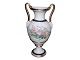 Antik K presents: Bing & Grondahl, Tall, antique vase with pink wild roses from 1853-1895