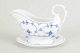 L'Art presents: Royal CopenhagenBlue Fluted Plain sauce boat with stand, early 20th century.