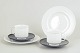 L'Art presents: Tapio Wirkkala for Rosenthal, set of two coffee cups with matching saucers and cake plates.