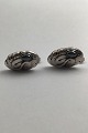 Danam Antik presents: Georg Jensen Sterling Silver Cuff Links No. 10 Hematite