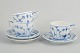 L'Art presents: Royal Copenhagen, Blue Fluted Plain, coffee set for 3 persons.