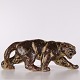 Osted Antik & Design presents: Stoneware Figure – Panther – Model 20283 – Knud Kyhn – Royal Copenhagen