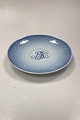 Danam Antik presents: Bing and Grondahl Blue Tone Hotel with Logo Large Saucer - CHIPPED
