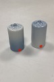 Danam Antik presents: Bing and Grondahl Blue Tone Hotel Pepper Shaker - CHIPPED