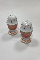 Danam Antik presents: Royal Copenhagen Fairytale Terracotta Salt and Pepper Shakers Set