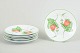 L'Art presents: Bill Goldsmith for Limoges, Fraise, set of 6 plates.