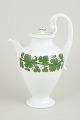 L'Art presents: Meissen, chocolate pot from the green vine leaf series.