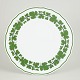 L'Art presents: Meissen, large cake dish from the green vine leaf series.