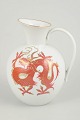 L'Art presents: Schaubach Germany, pitcher with Ming dragon.