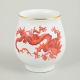 L'Art presents: Small vase with Ming dragon, Meissen area.