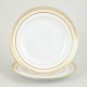 L'Art presents: Bing & Grøndahl Rossini, set of 2 dinner plates.