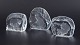 L'Art presents: Paul Isling for Svenskt Glas, WWF art glass objects, set of 3.