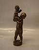 Klosterkælderen presents: No. 8 Playing Children Bronze 23 cm L. Rasmussen