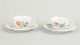 L'Art presents: Meissen, coffee cups with saucers, pair.