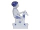 Antik K presents: Blue Flower Rare boy on rocking horse figurine