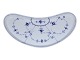 Antik K presents: Blue Fluted PlainVery large and rare moon shaped platter 44.5 cm.