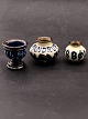 Middelfart Antik presents: Set of 3 Kahler ceramic commemorative vases