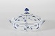 Royal CopenhagenBlue fluted plainAntique lidded bowl 2068
