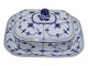 Antik K presents: Blue Fluted PlainVery rare lidded box for sardines