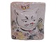 Antik K presents: Doreen Middelboe art potterySmall square plaquette with a cat