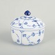 L'Art presents: Royal Copenhagen Blue Fluted plain, lidded bowl.