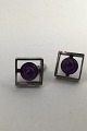 Danam Antik presents: Niels Erik From Sterling Silver Cufflinks (Amethyst)