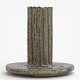 Roxy Klassik presents: Arne Bang.Model AB 133 - Candlestick in fluted stoneware with green/brown glaze. ...
